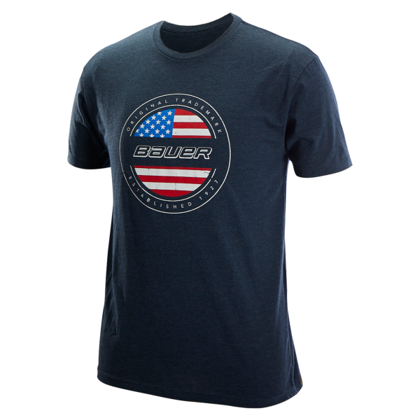 Bauer USA Flag T-Shirt Senior